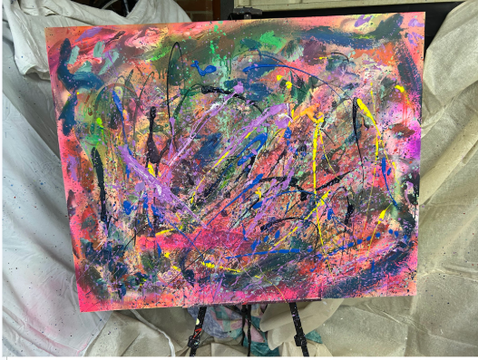 A Wave of Emotion - painted by Archie Robson