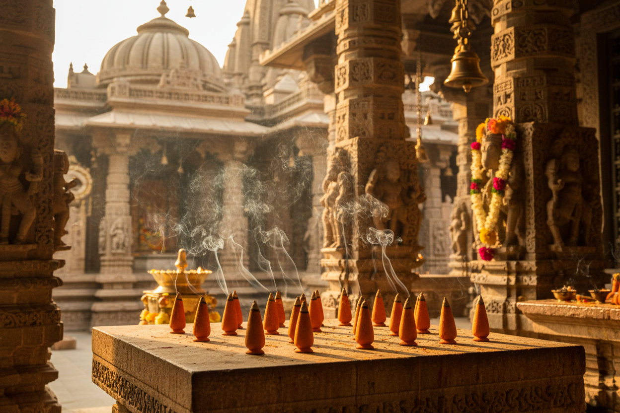 Incense Cones - Vertiver Gold